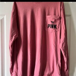PINK Victoria's Secret Mauve Crew Neck Tee